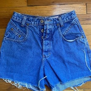 High waisted vintage cut offs
